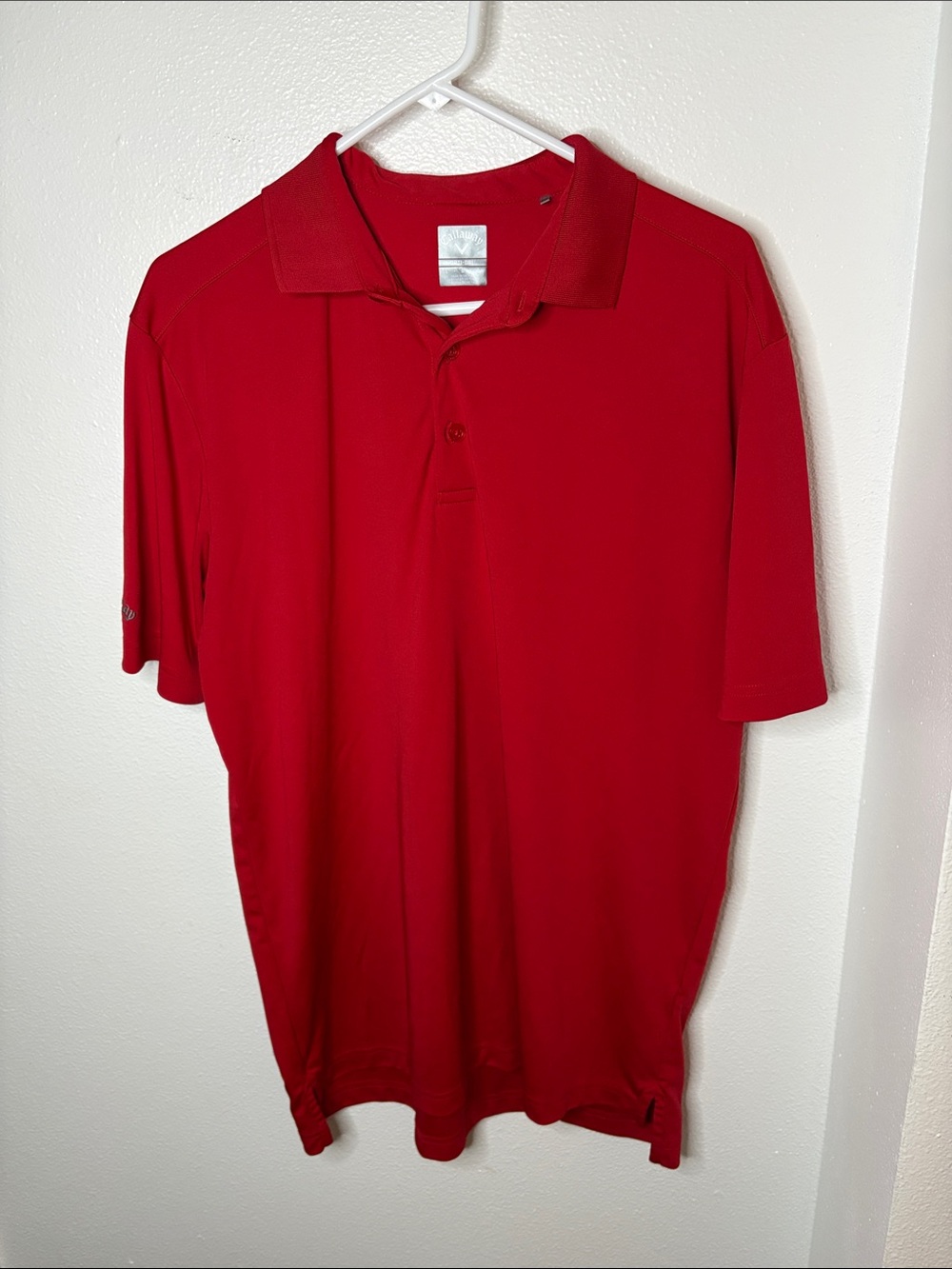 Callaway Men's Red Performance Polo - L